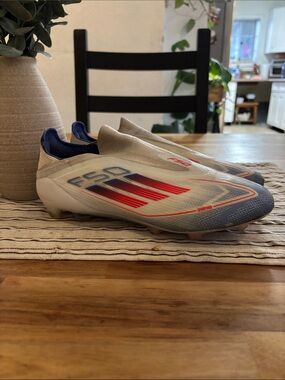 adidas F50 Soccer Cleats with Red & Blue Accents